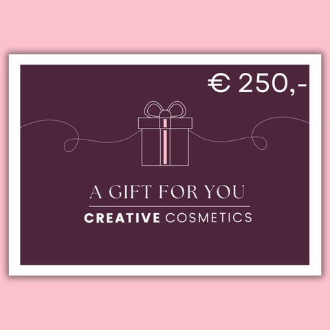 Cadeaubon 8/ €250